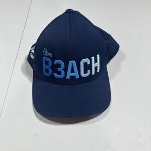 G/FORE Palm Beach G.C. Golf Hat Navy Blue Snapback Flexfit 110 Cap Mens One Size
